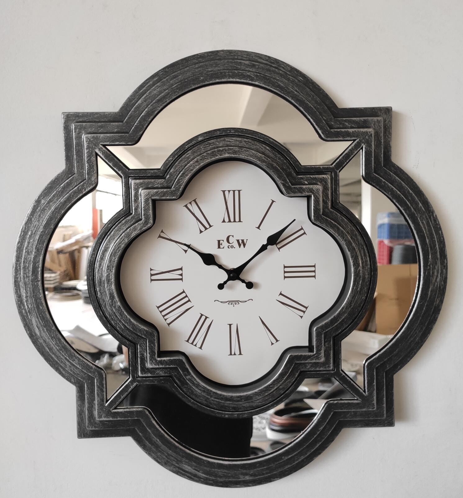 20 inch large size mirror clock new style
