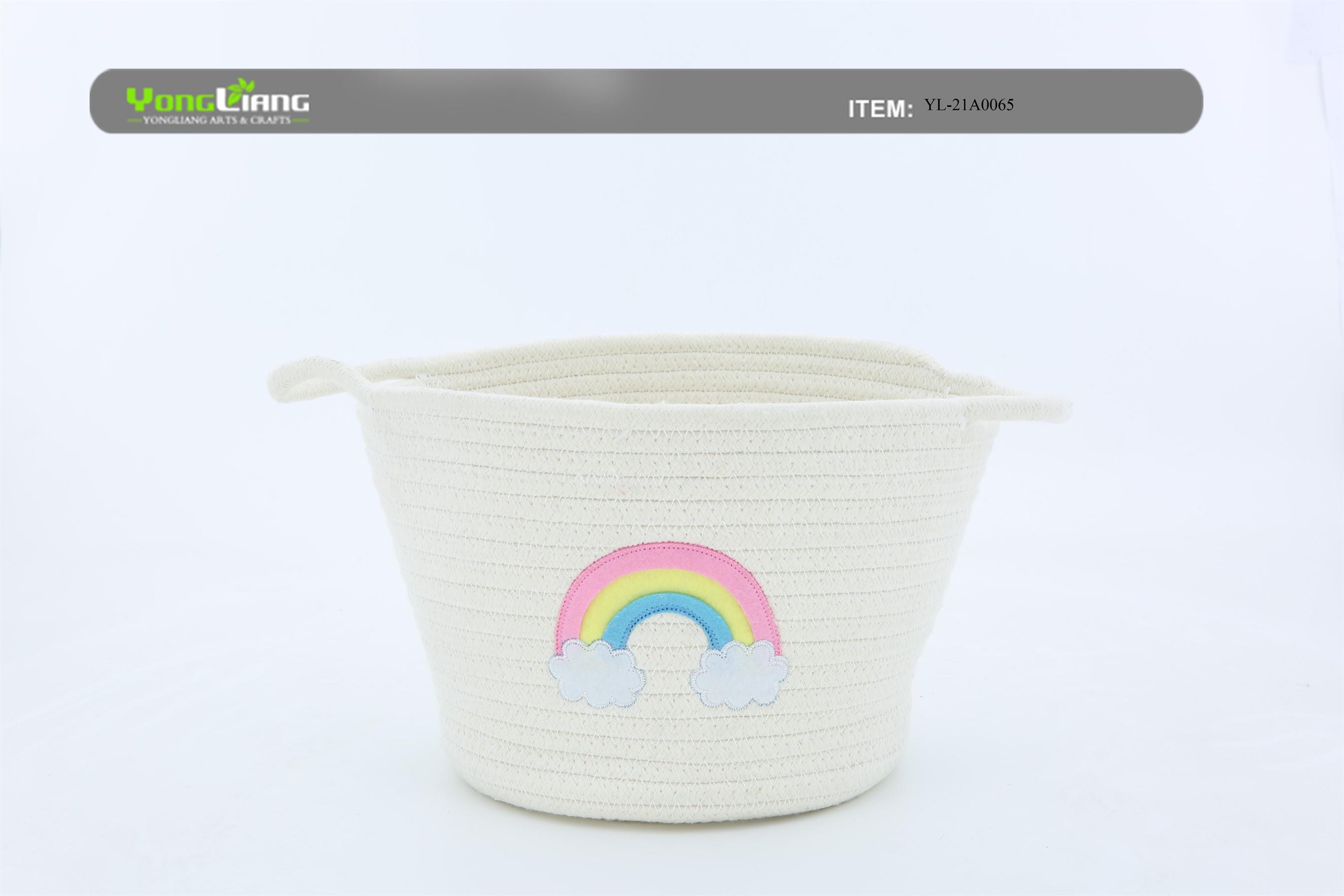 Poly Rope Weaving Storage Basket