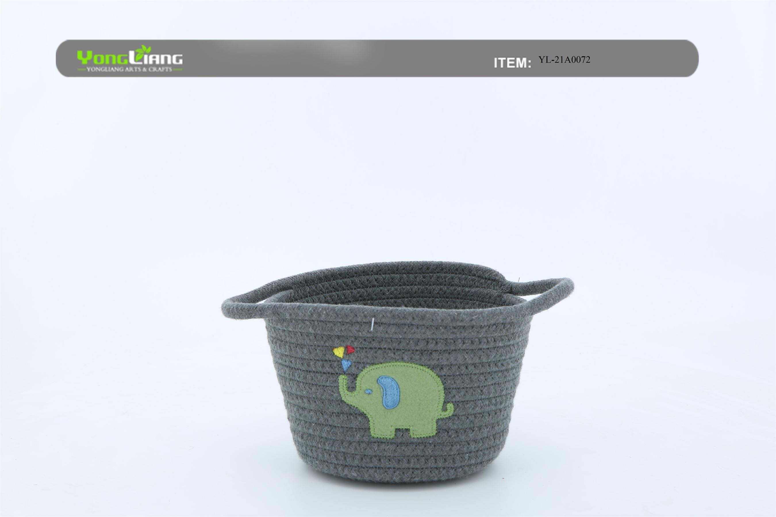 Poly Rope Weaving Storage Basket