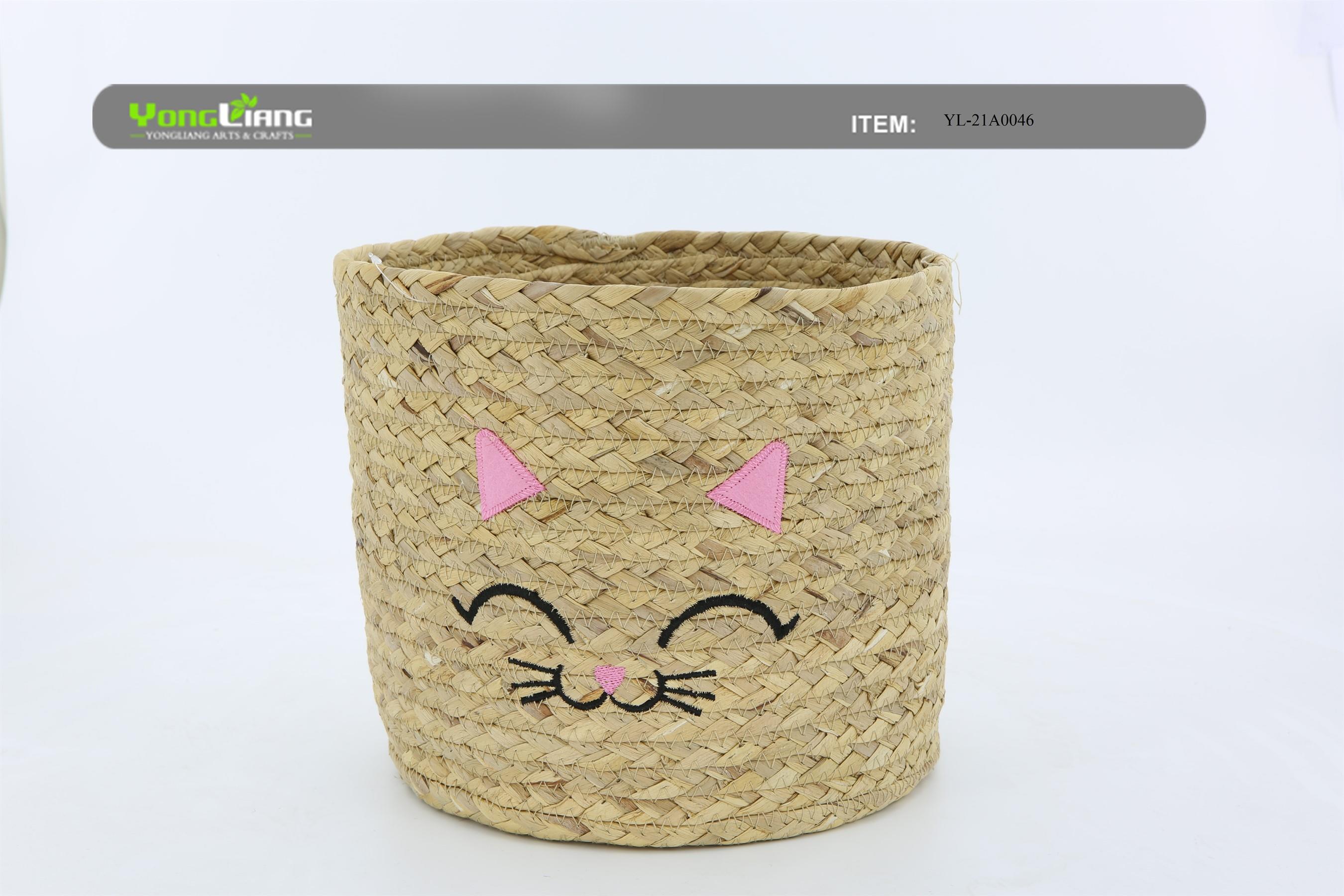 Water Hyacinth Storage Basket