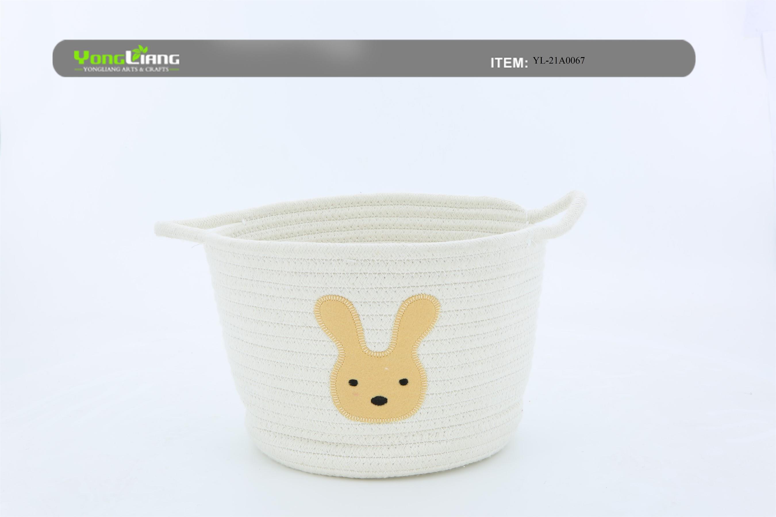 Poly Rope Weaving Storage Basket