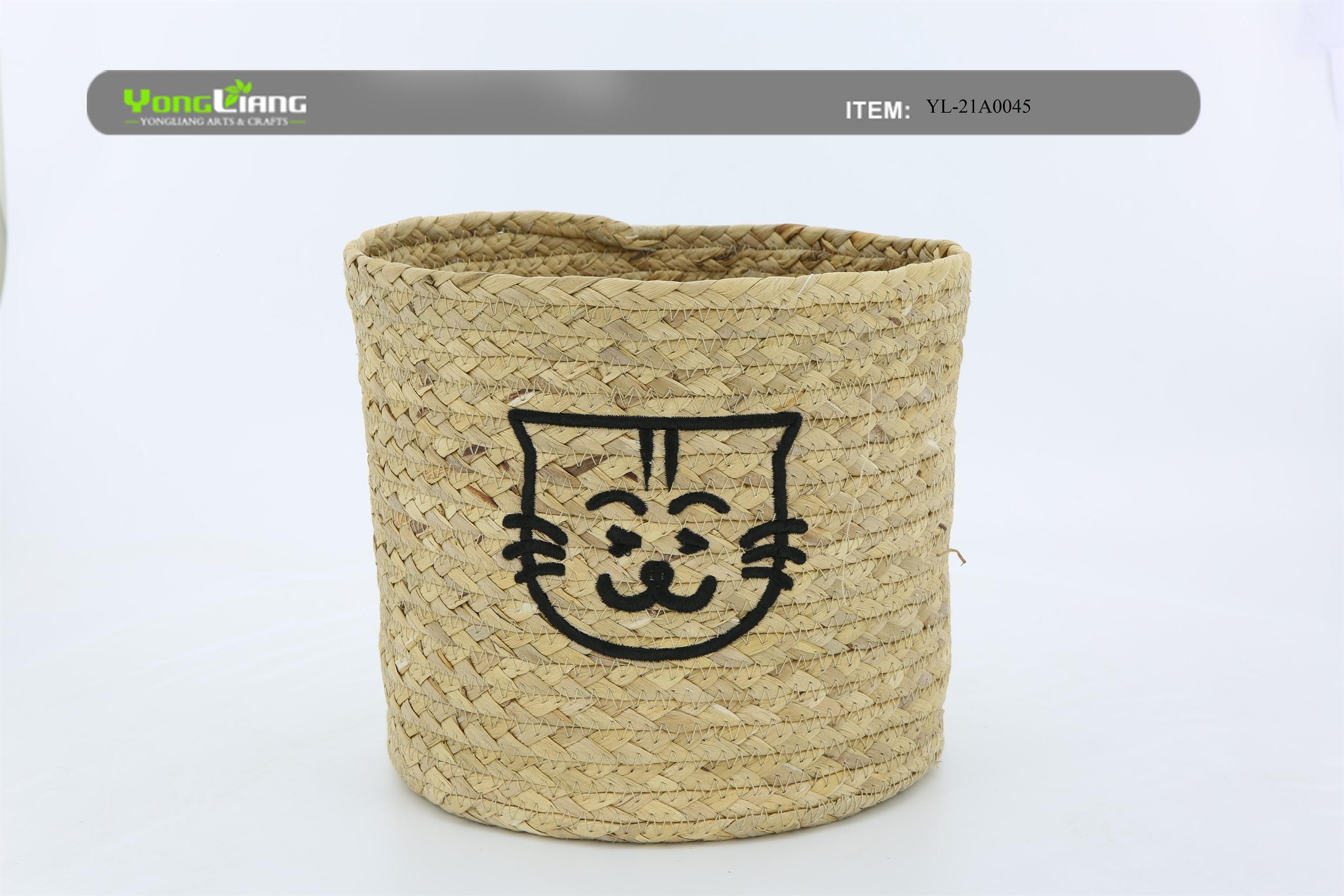 Water Hyacinth Storage Basket