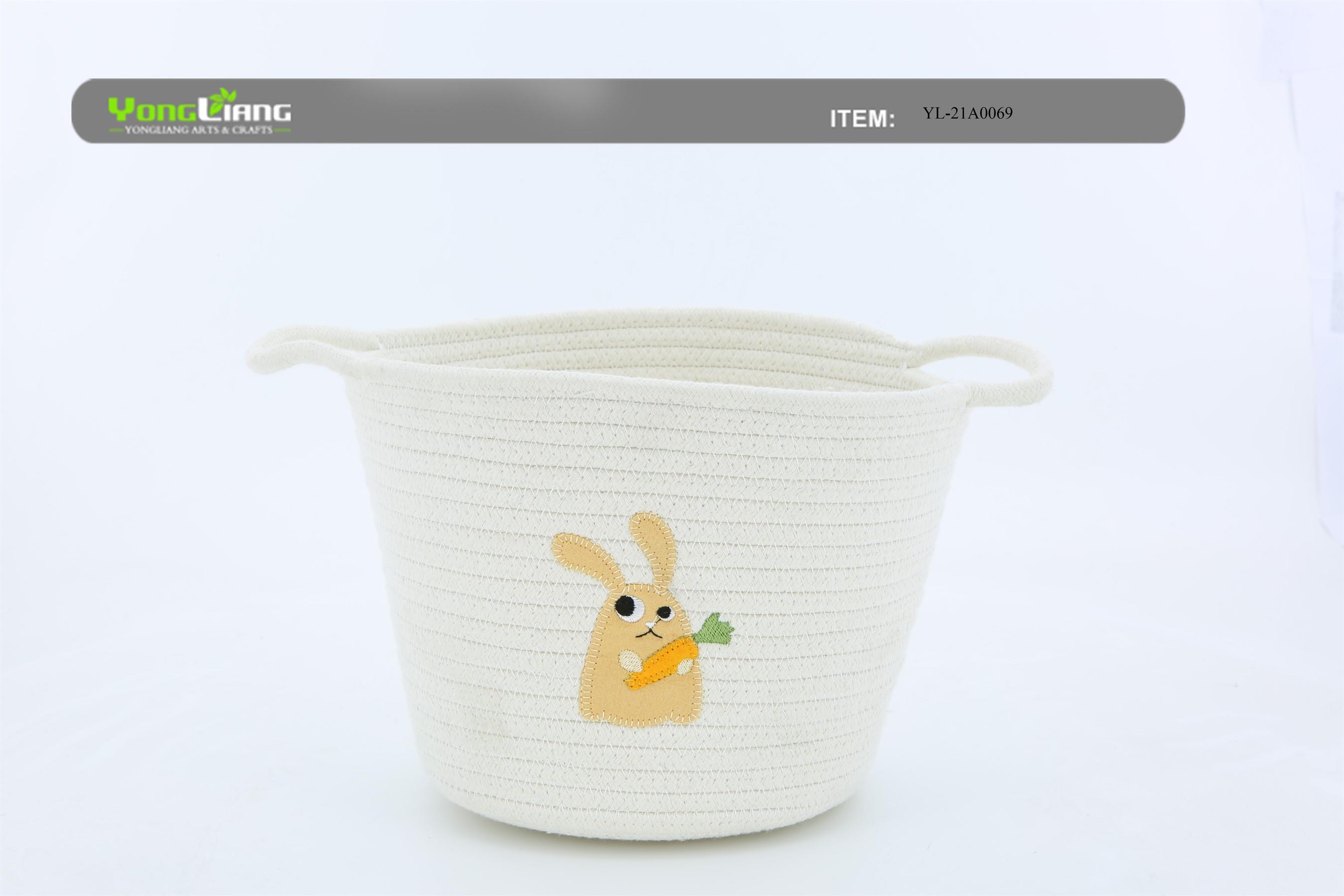Poly Rope Weaving Storage Basket