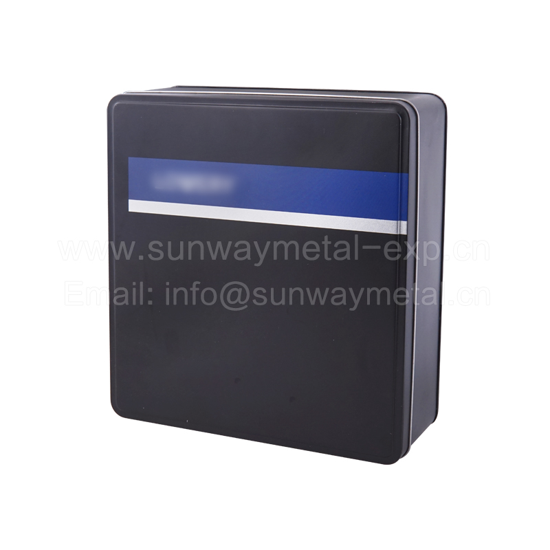 cosmetic packing rectangle tin box large size
