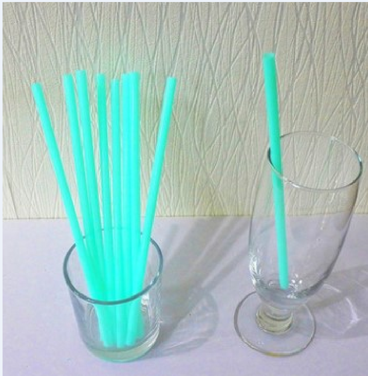 Disposable full biodegradable straw