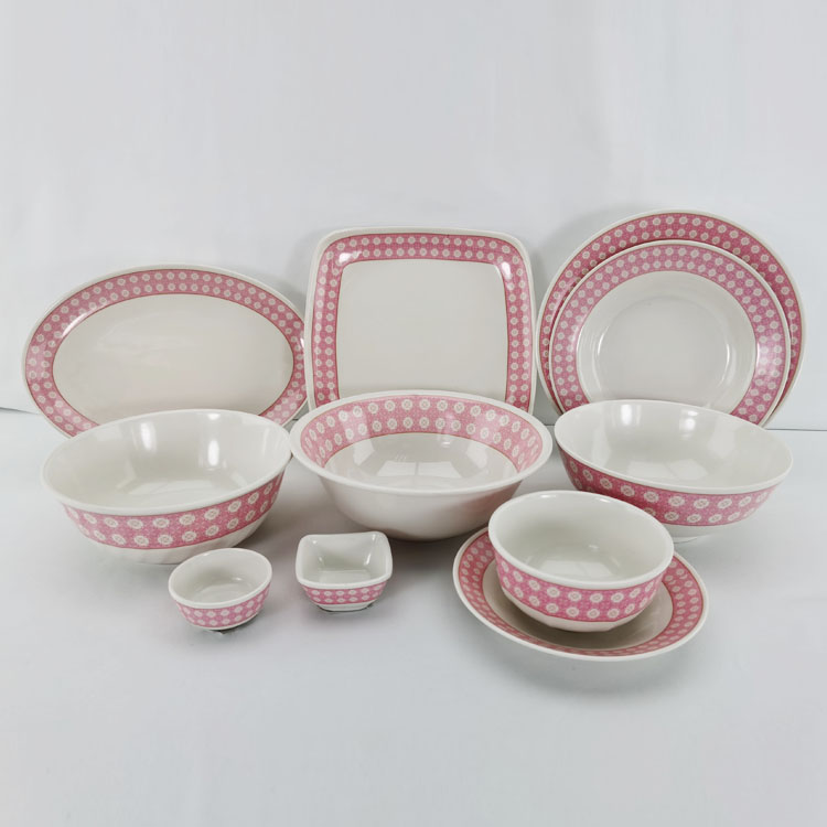 Melamine dinner set