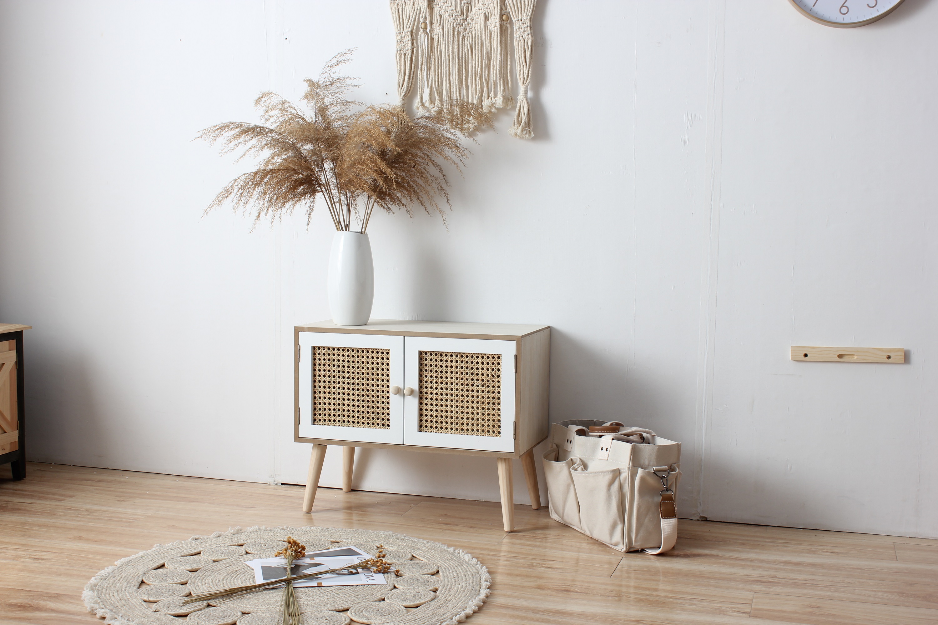 wooden cabinet with 2 door