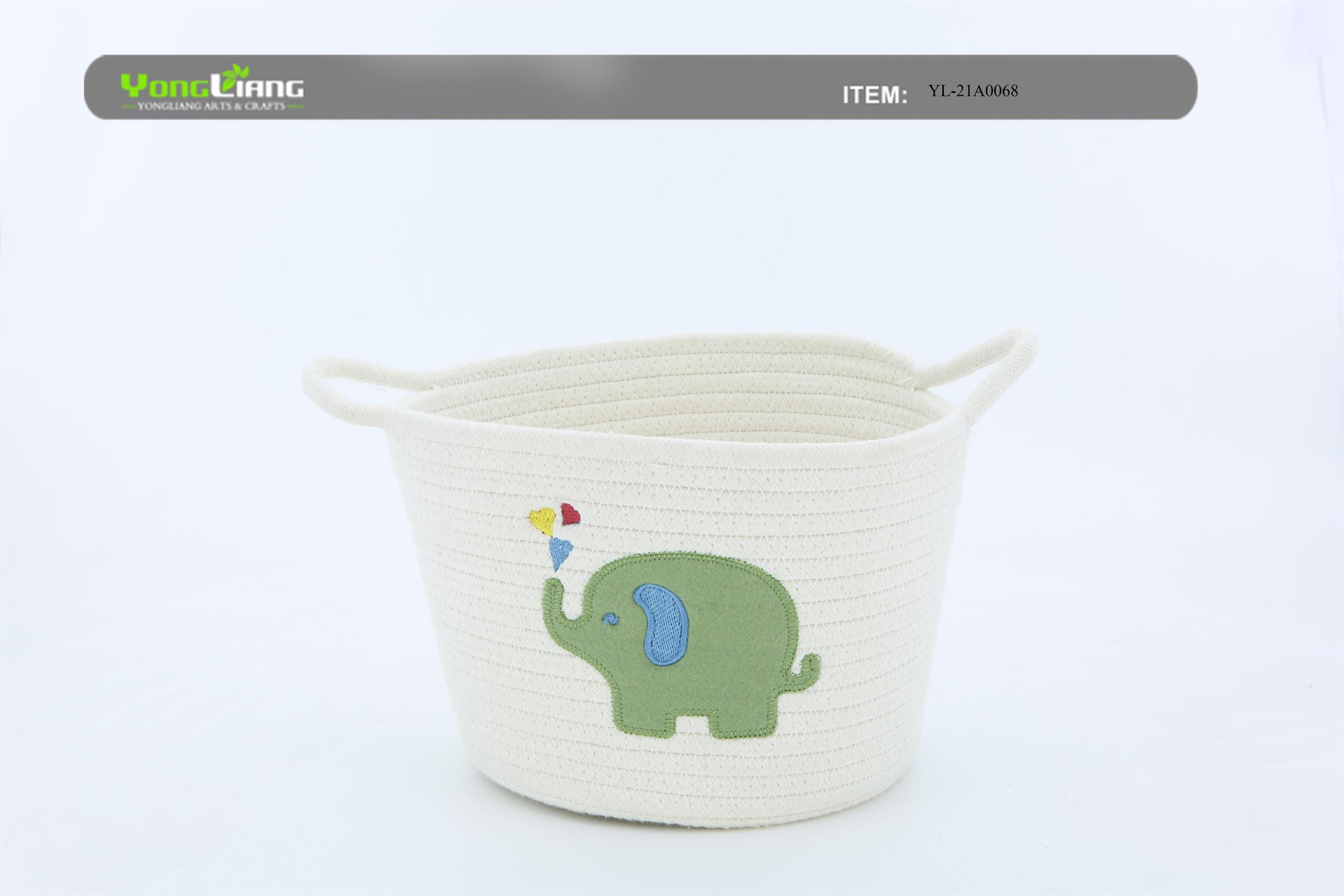 Poly Rope Weaving Storage Basket
