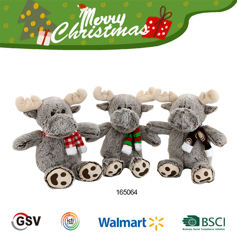 Christmas Animals Reindeer Gtst Plush Toy（165064）