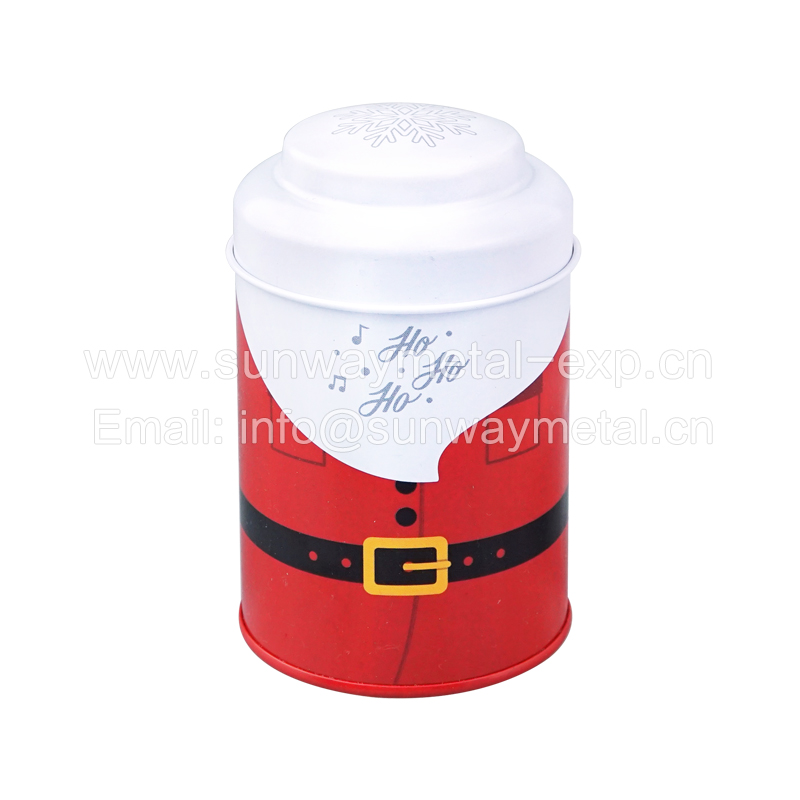 Metal tin box tea tin food packing Christmas gift box