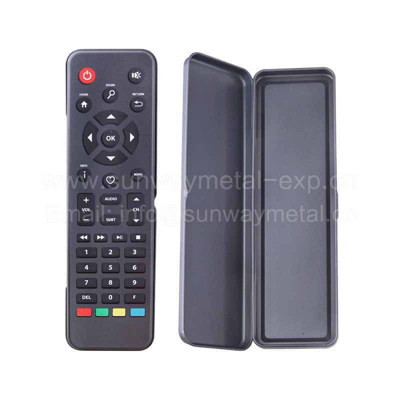 Pencil case with special design: embossed remote control lid
