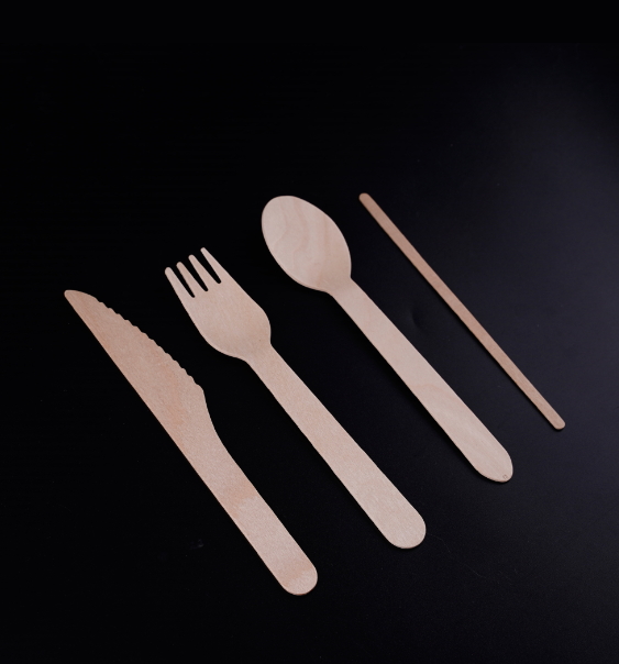 Disposable Wooden Cutlery Set