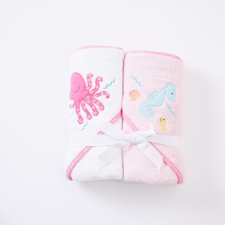 2pk hooded towel