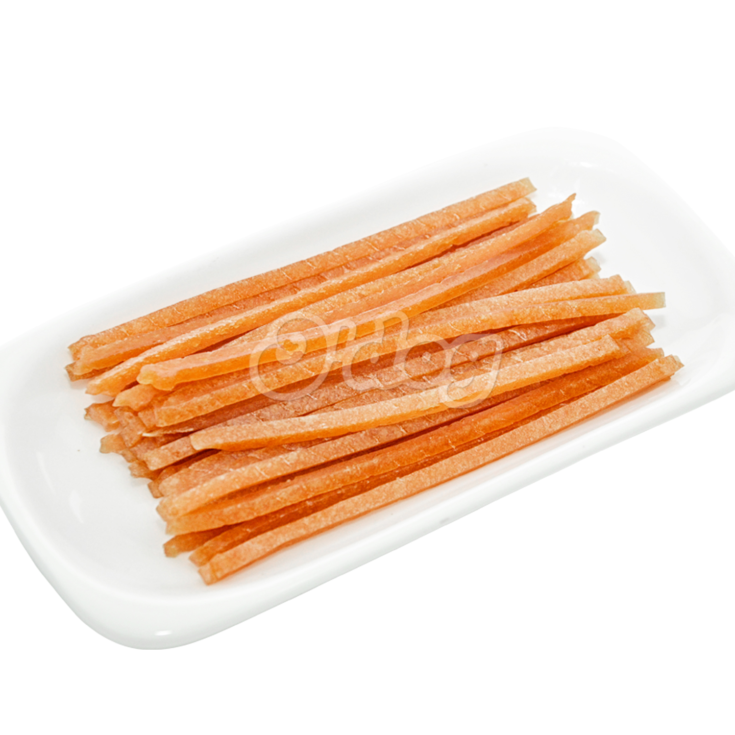 Soft chicken jerky strip