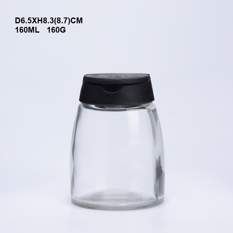 glass jar spice bottle jars salt shaker pepper dispenser free samples pepper packing shaker plastic/glass spice jars