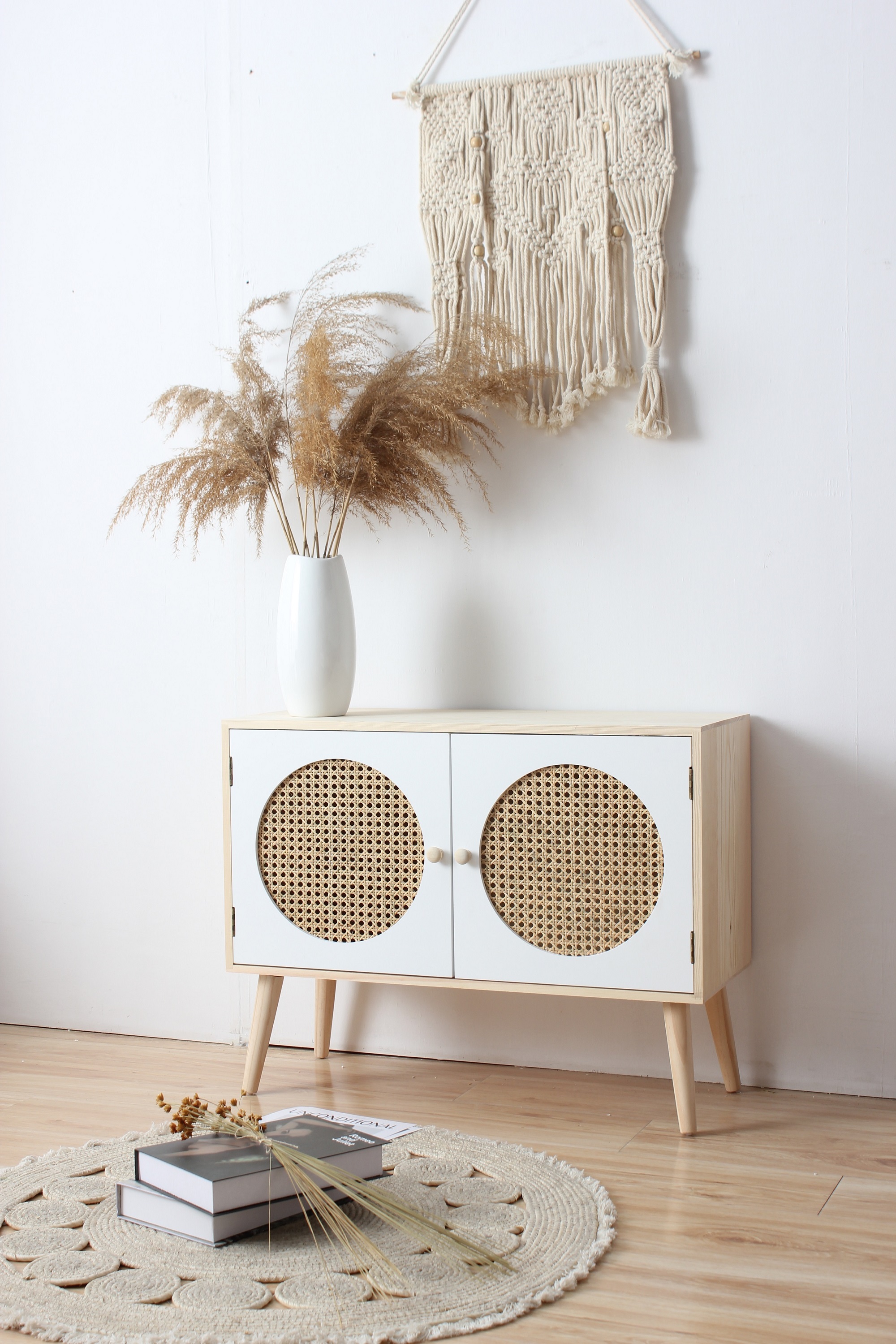 wooden cabinet with 2 door