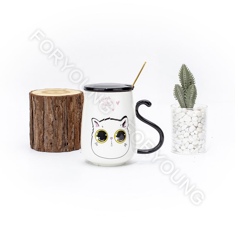 Ceramic mug gift set of 4 /2 New Bone Porcelain customized