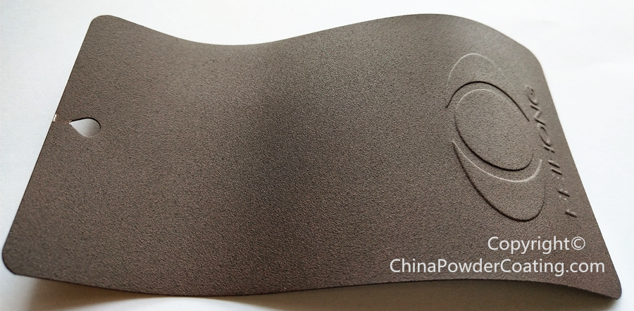 Sandy texture finish powder coating