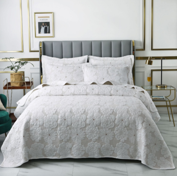 Cotton embroidered QUILT