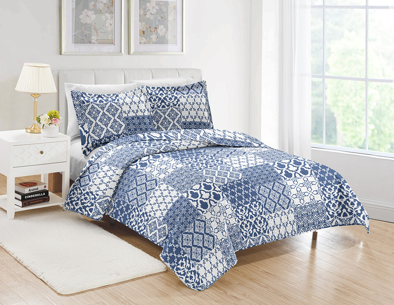 Lightweight bedspread queen king size for summer