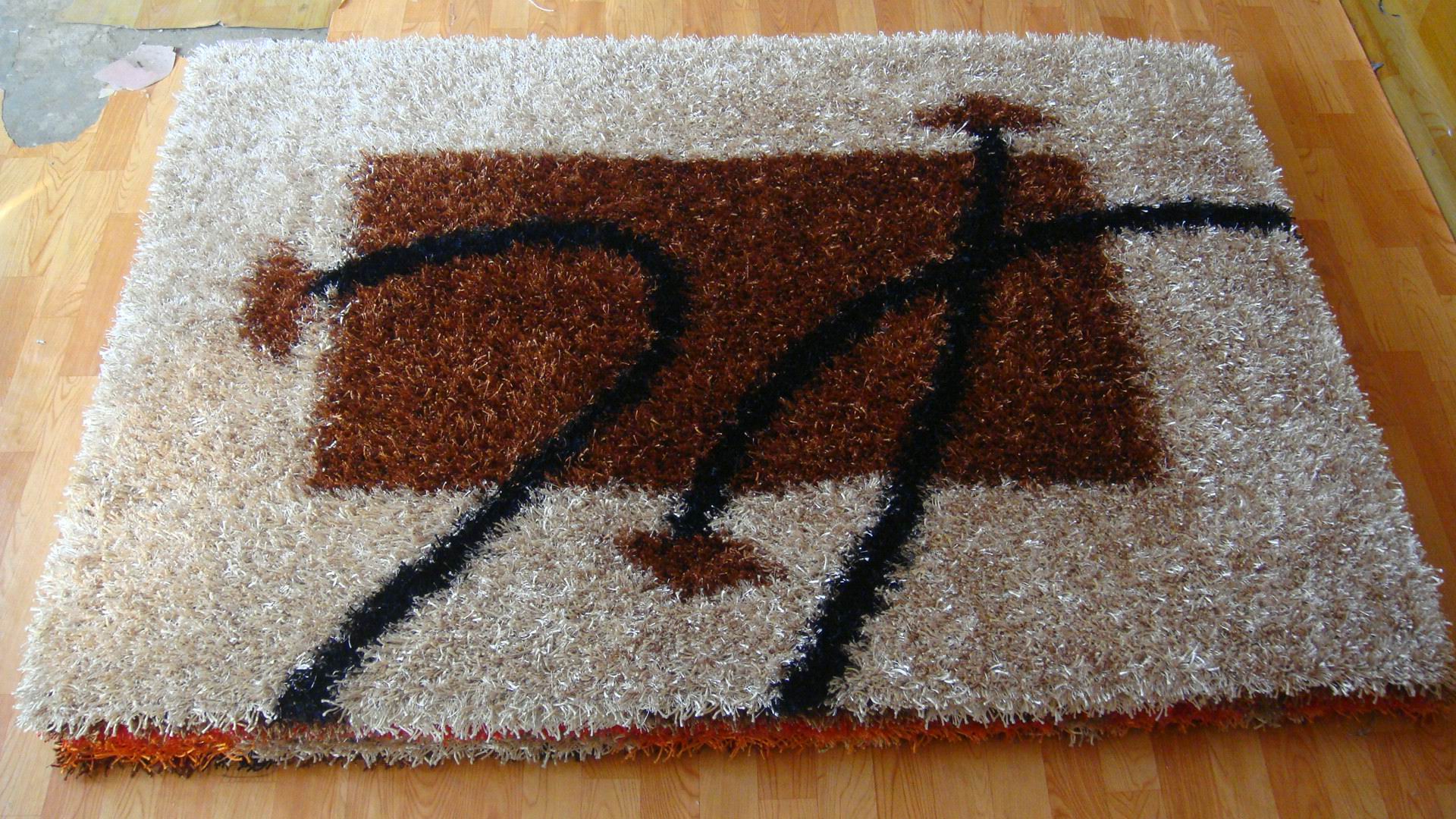 Yamei produces preferential long wool carpet, decorates bedroom, romantic warm heart