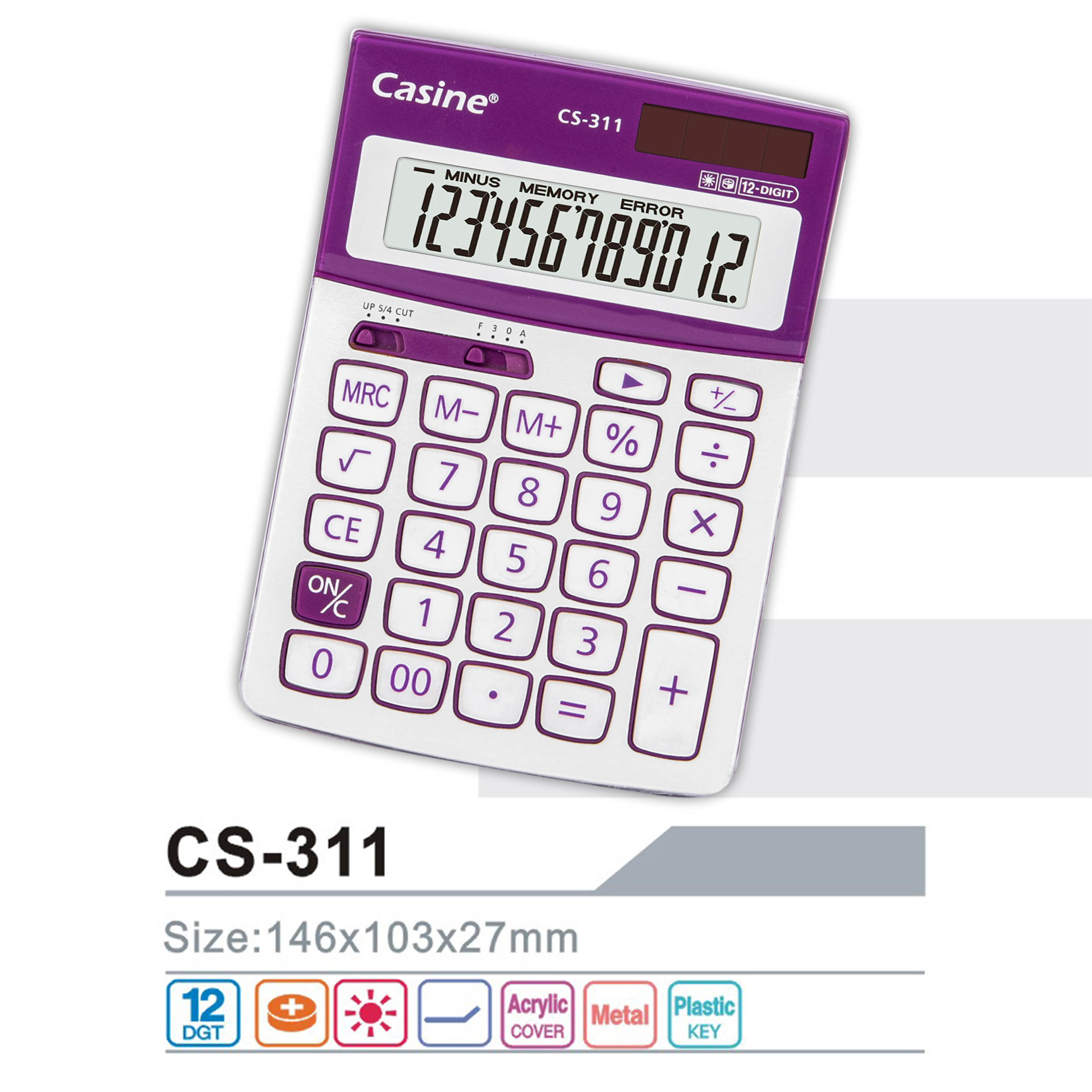 CS-311 - 12-digit mini desktop calculator - Casine