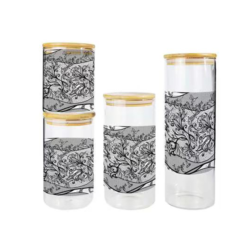 Borosilicate glass food storage jar