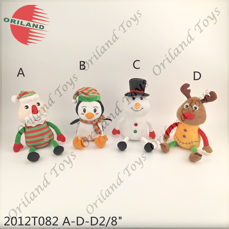 Eco-freindly hot plush toy cute christmas stuffed gifts plush toy