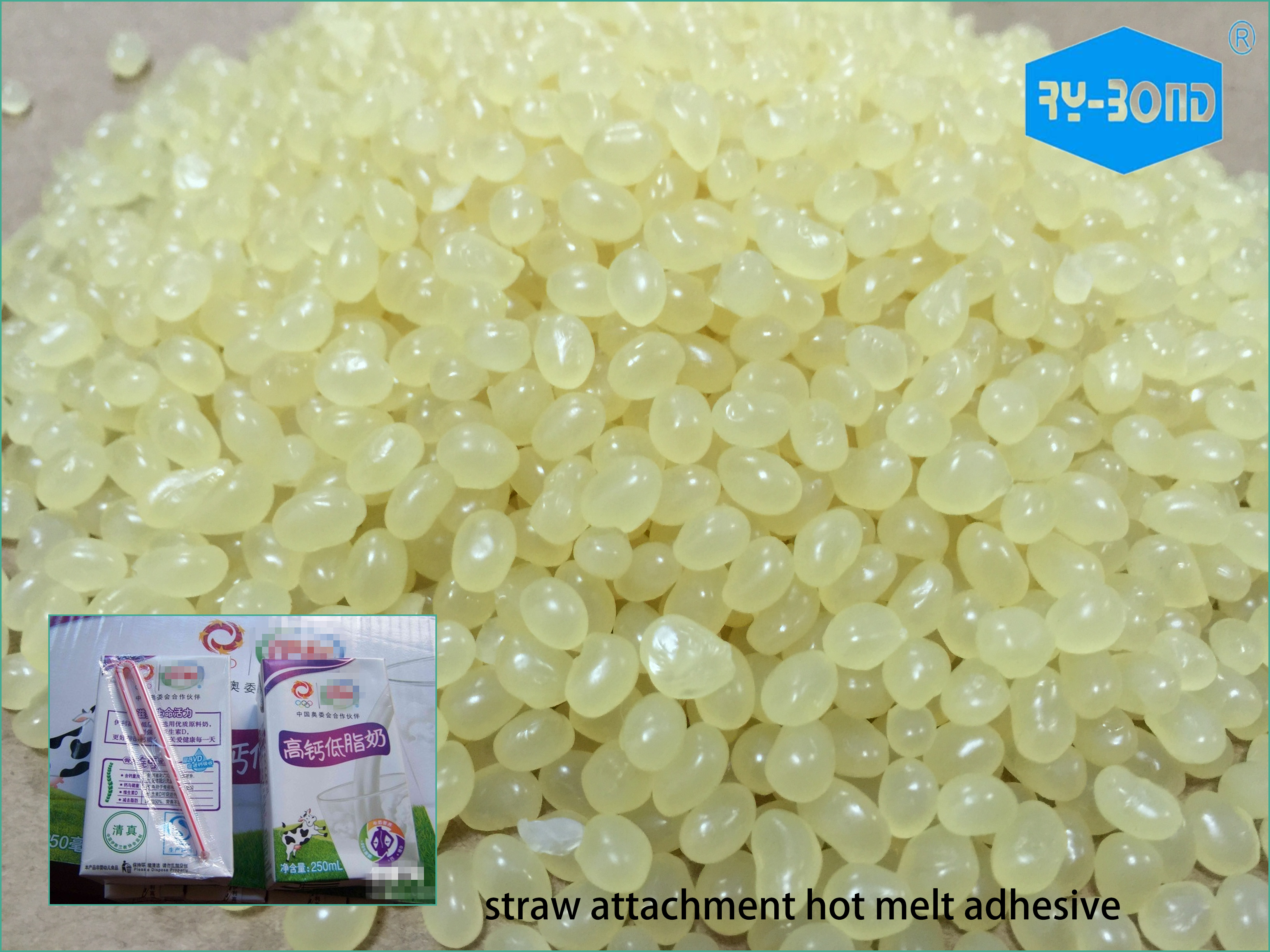 Food grade paper straw hot melt glue