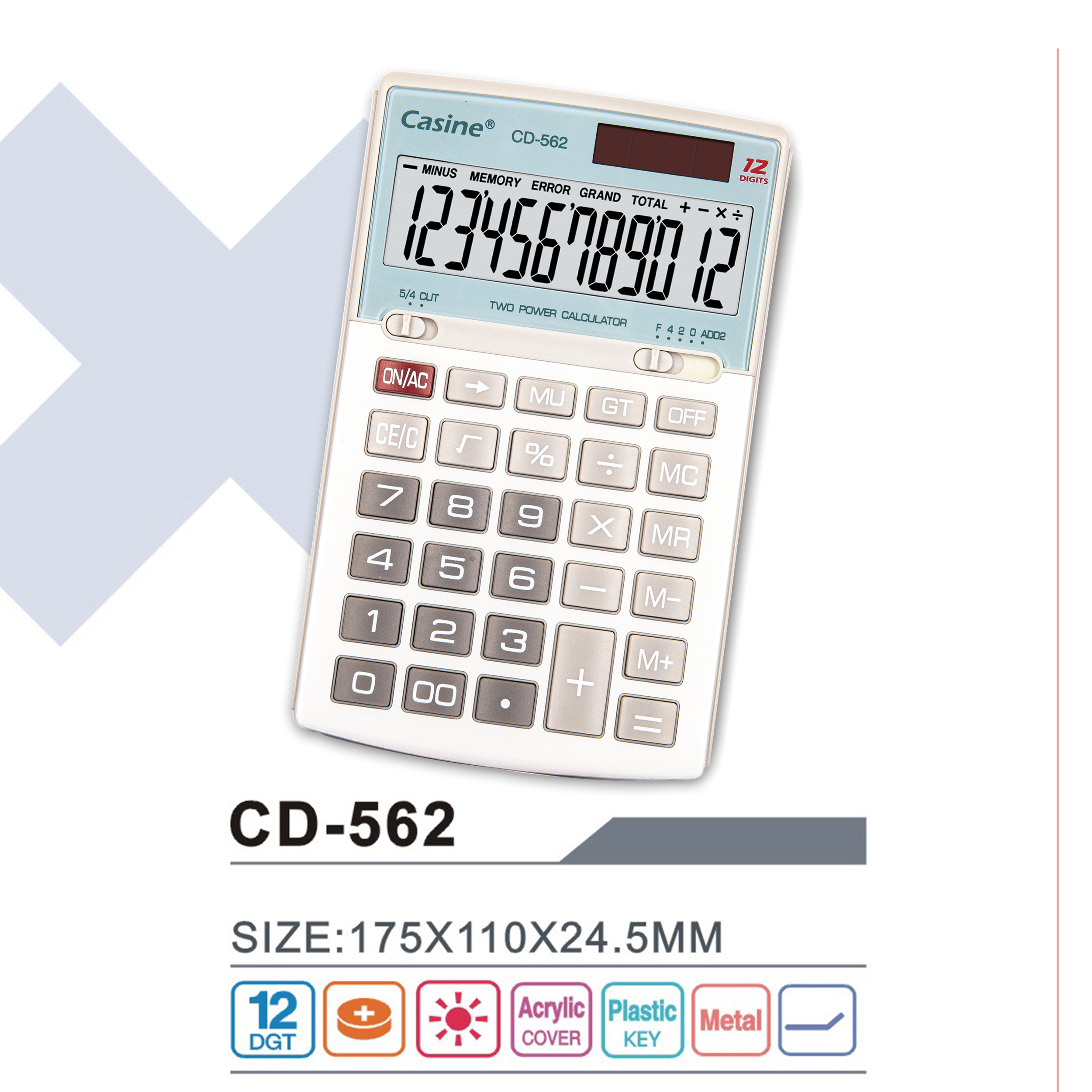 CD-562 - 12-digit desktop calculator