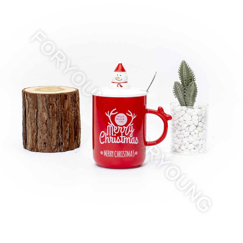 Ceramic mug gift set of 4 /2 New Bone Porcelain customized