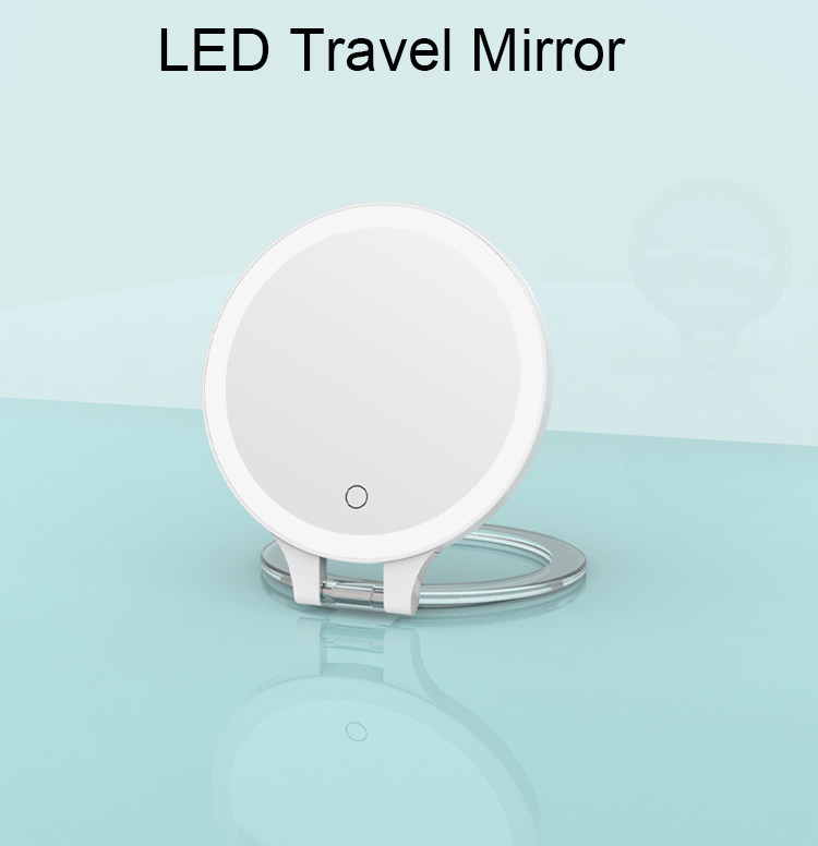 JYD Mirror New LED Mirror Makeup Mirror Travel Mirror Cosmetic Mirror foldable design