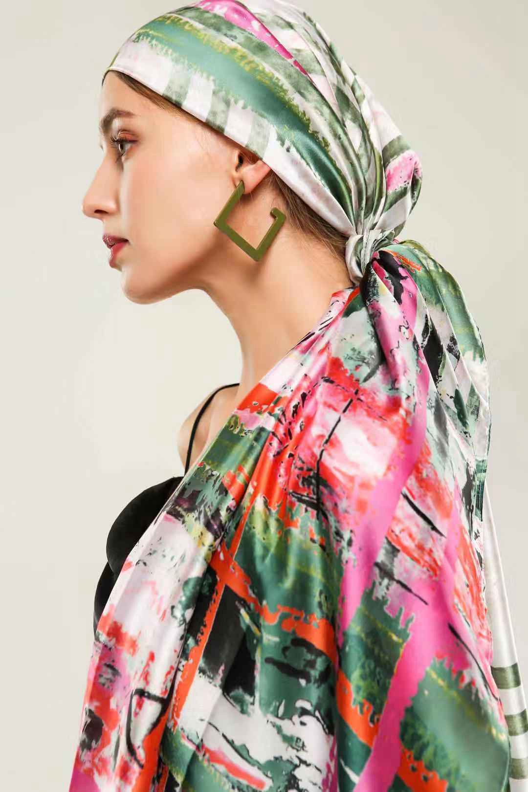 SS silk fashion scarf