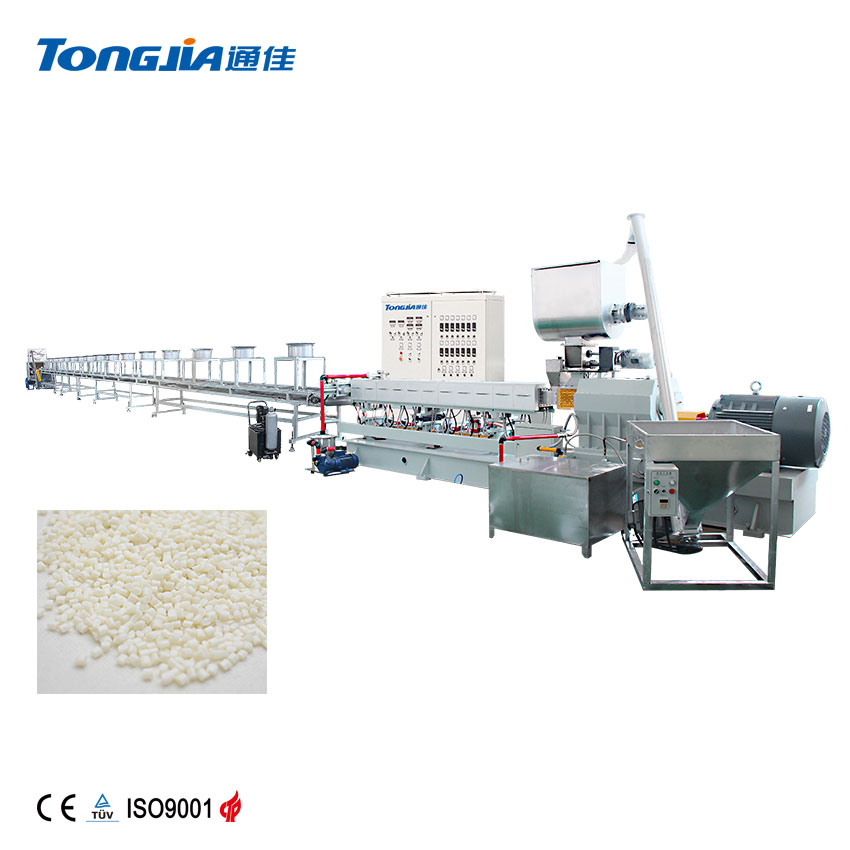Bio-based degradable material modified granulator