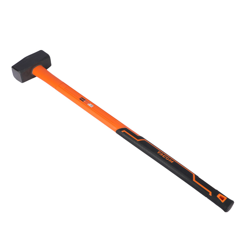 Stone hammer with fiberglass handle