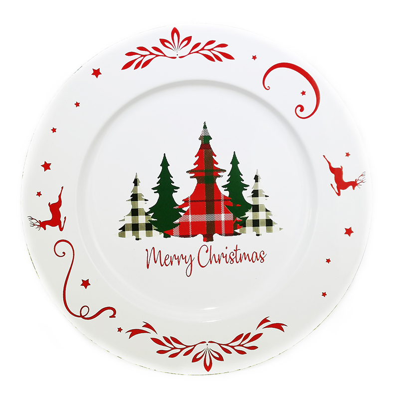 Christmas gife enamel plate bowl set enamel dinnerware sets