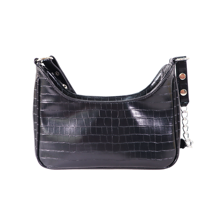 Lady croc zipper underarm bag