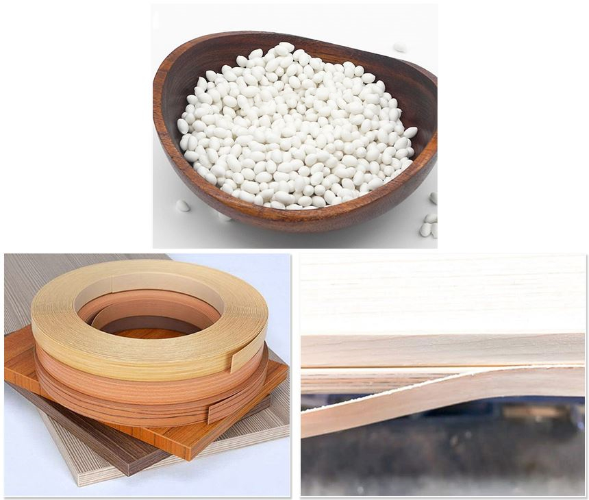 EVA hot melt adhesive for woodworking edge banding