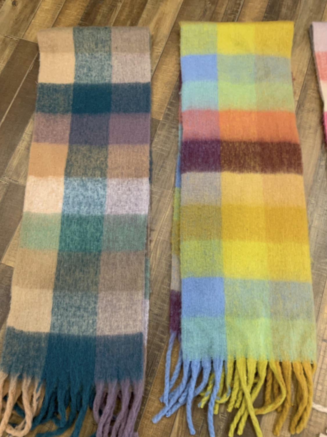 plaid scarf