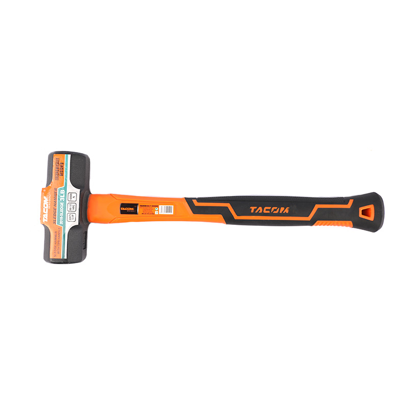 Sledge hammer with fiberglass handle
