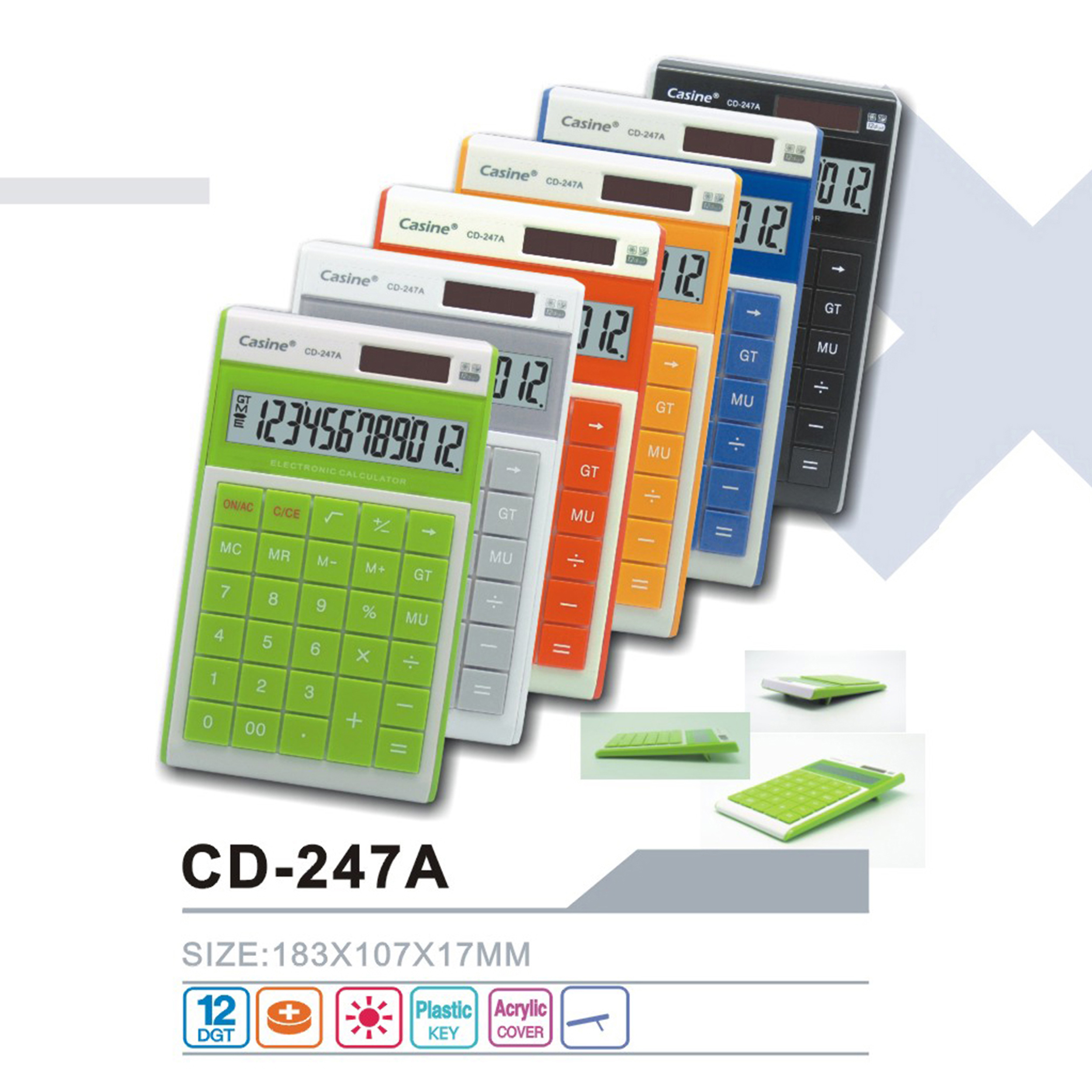 CD-247A - 12-digit desktop calculator