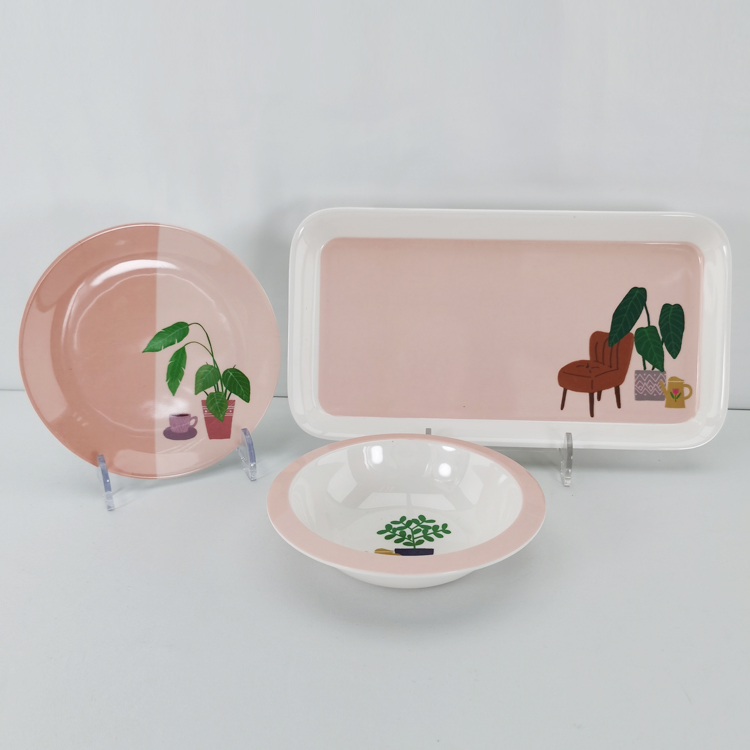 Melamine dinner set
