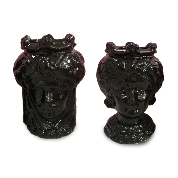 Porcelain Garden Pot Face Head Flower Planter