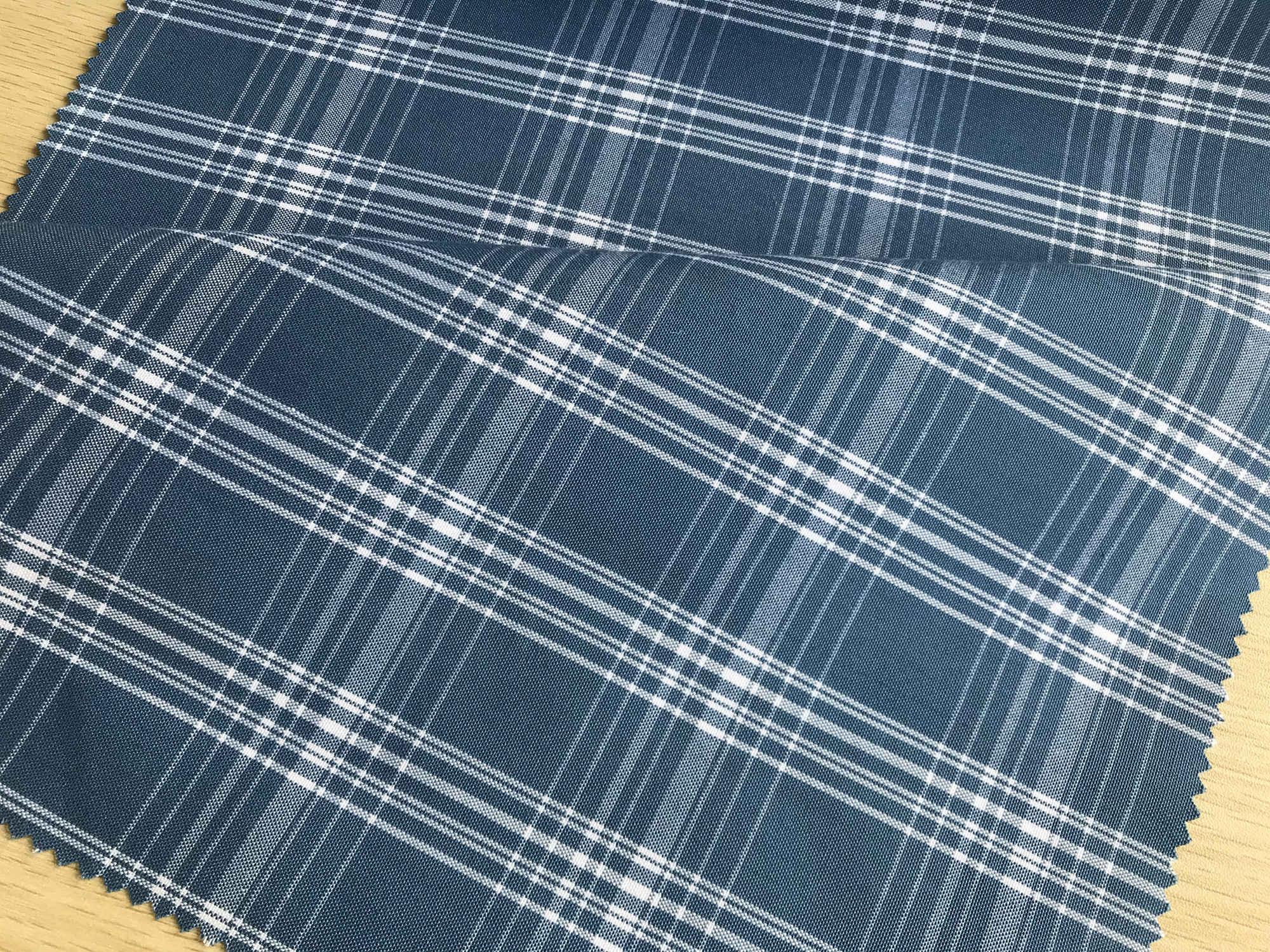 Yarn Dyed Checked Polyester Fabric