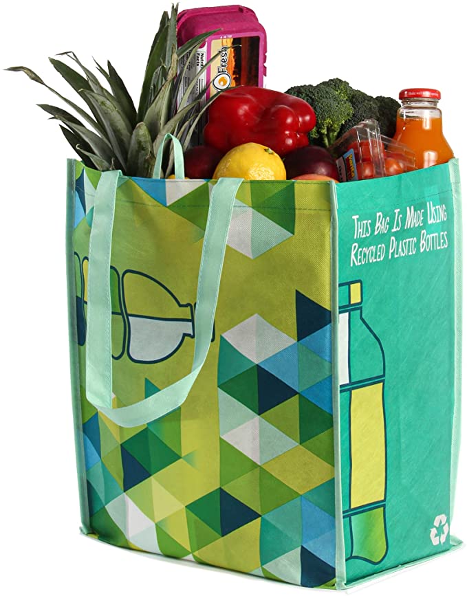 Recycled polyester bags