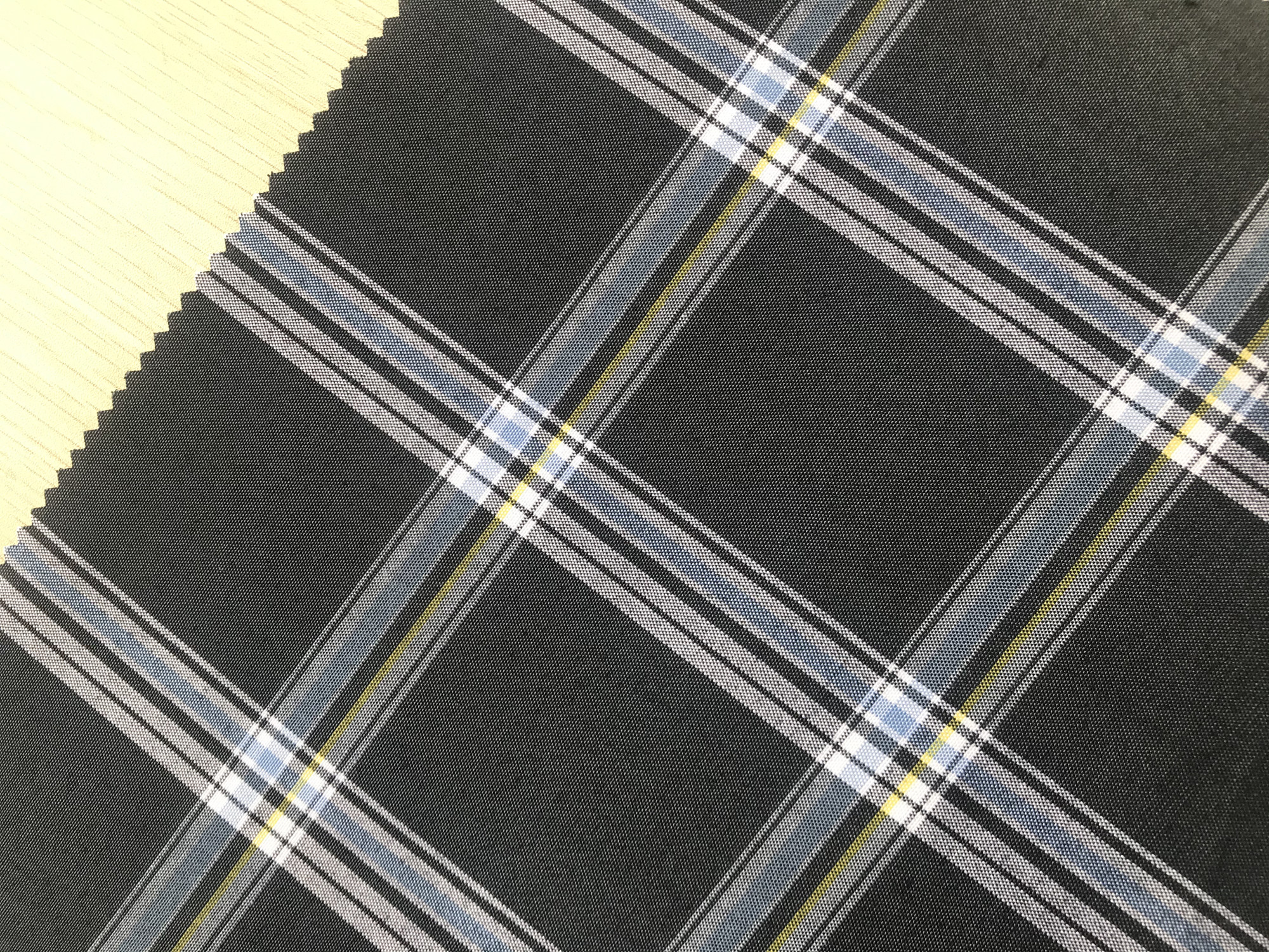 Thick Checked Fabric For Pants