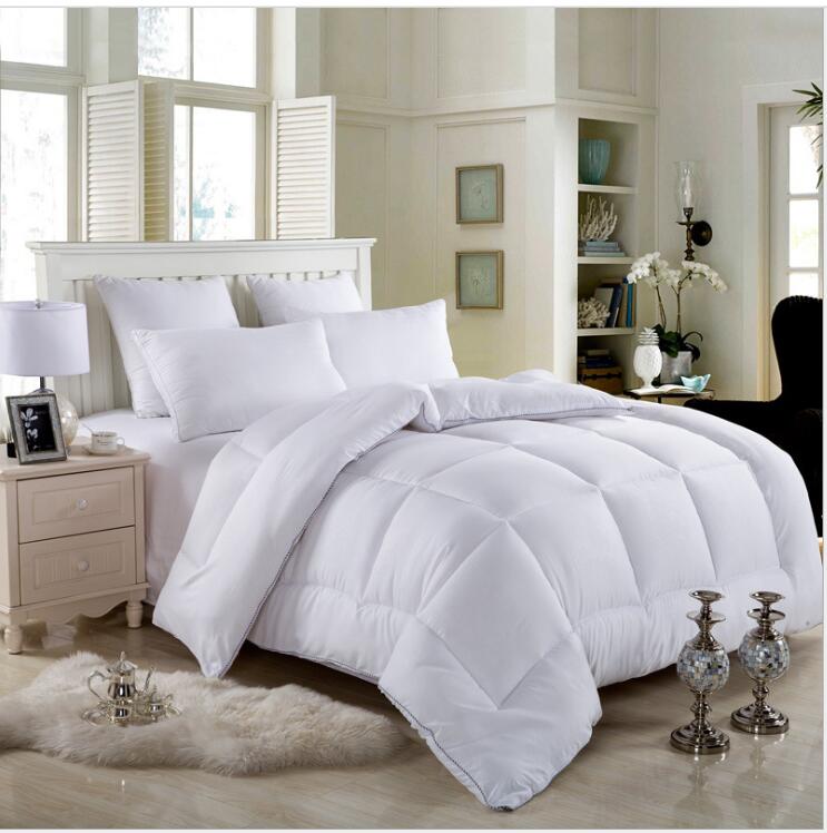Home And Hotel Decor Soft Down Alternative Microfiber Quilted Comforter Reversible Duvet Goose Hypoallergenic Polyester Bedding