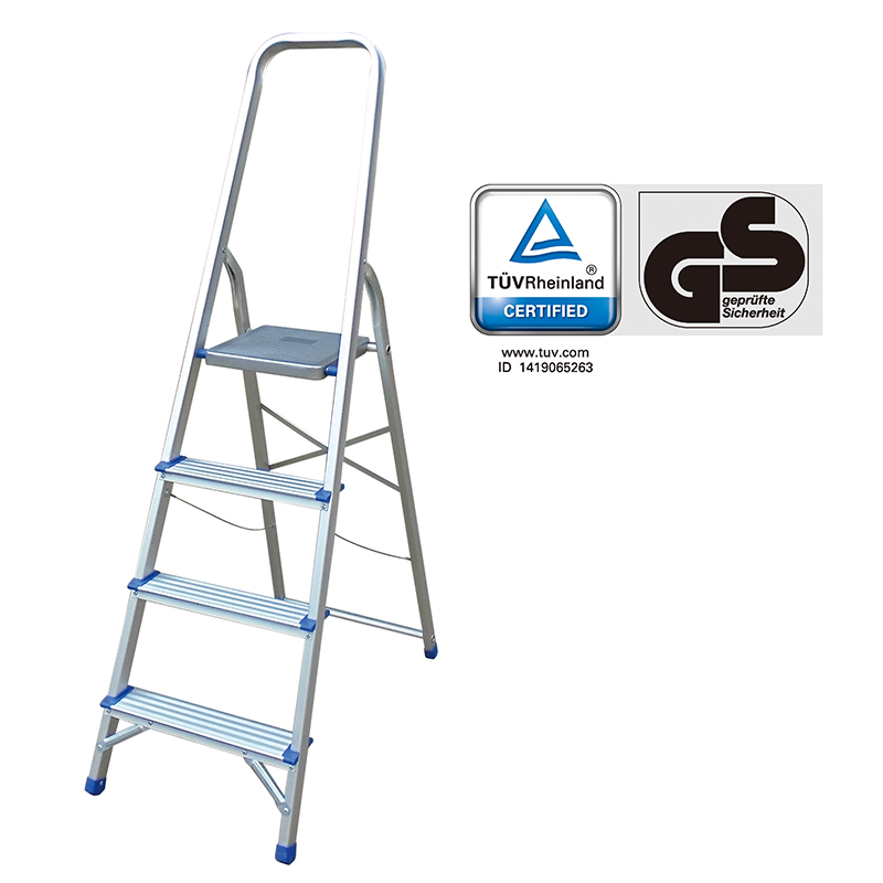 4-step alumnium household ladder with GS