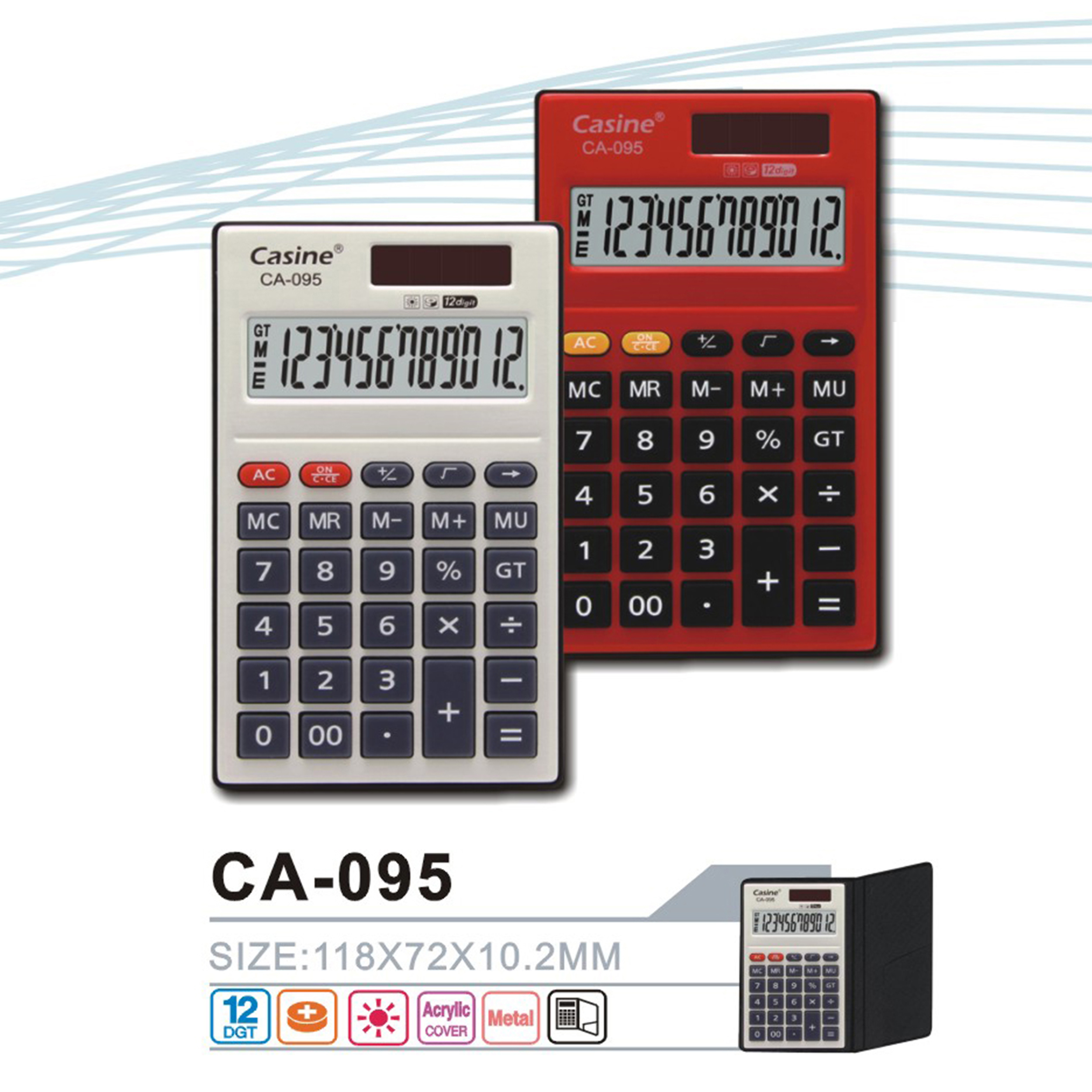 CA-095 - Casine-handheld calculator pocket calculator