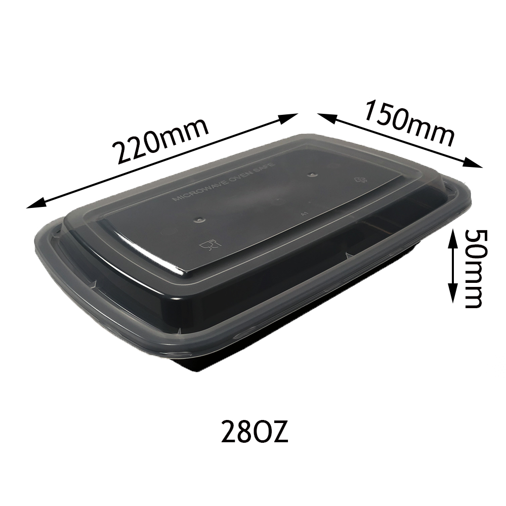 Black Food Container